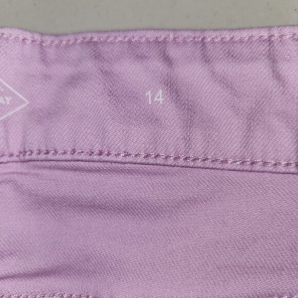 St. Johns Bay Womens Skinny Leg Jeans Size 14 Lavender Cotton Blend.4059 - Picture 6 of 10